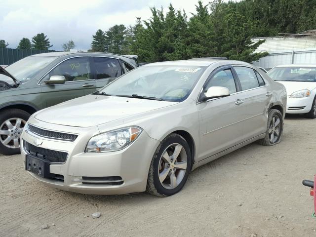 1G1ZC5E10BF201029 - 2011 CHEVROLET MALIBU 1LT GOLD photo 2