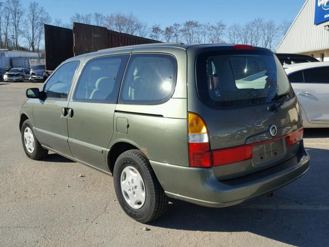 4M2ZV11T92DJ07738 - 2002 MERCURY VILLAGER GREEN photo 3