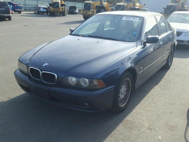 WBADT43462GY42296 - 2002 BMW 525 I AUTO BLUE photo 2