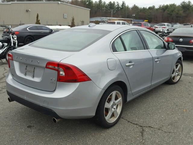 YV1612FH5D2177731 - 2013 VOLVO S60 T5 GRAY photo 4