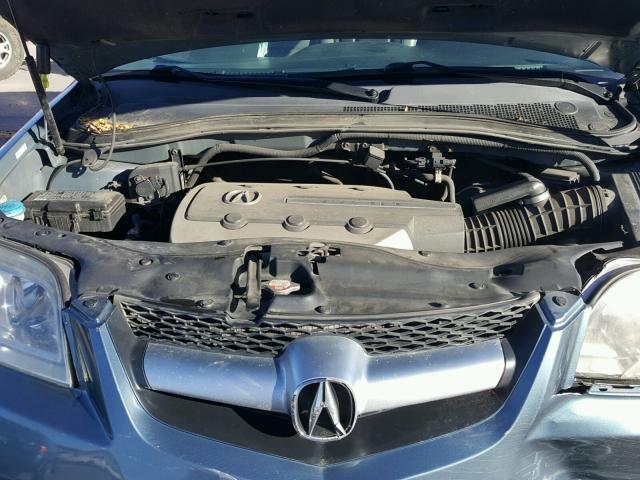 2HNYD18625H548519 - 2005 ACURA MDX TOURIN BLUE photo 7