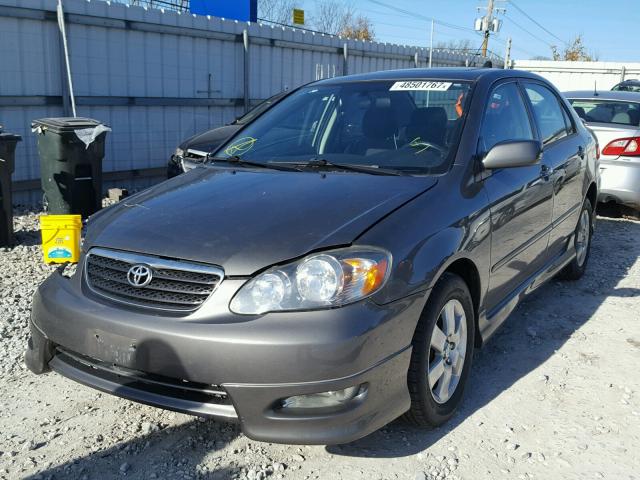 2T1BR32E08C914176 - 2008 TOYOTA COROLLA CE SILVER photo 2