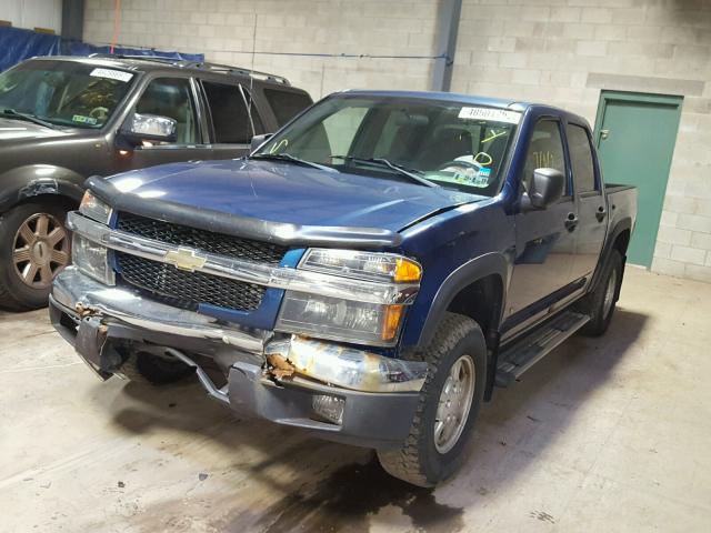 1GCDT136168289401 - 2006 CHEVROLET COLORADO BLUE photo 2