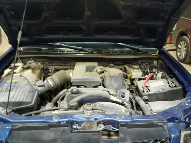 1GCDT136168289401 - 2006 CHEVROLET COLORADO BLUE photo 7