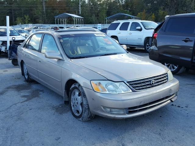 4T1BF28B73U318196 - 2003 TOYOTA AVALON XL GOLD photo 1