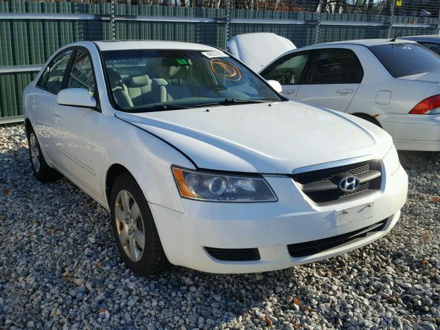 5NPET46C78H313681 - 2008 HYUNDAI SONATA GLS WHITE photo 1