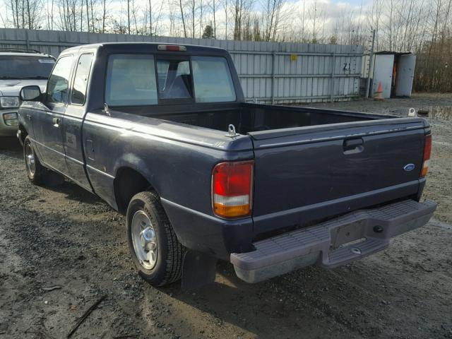 1FTCR14U5TPA15966 - 1996 FORD RANGER SUP BLUE photo 3