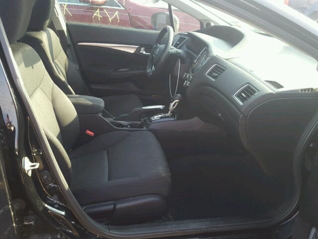 19XFB2F8XEE211931 - 2014 HONDA CIVIC EX Siyah fotoğraf 5