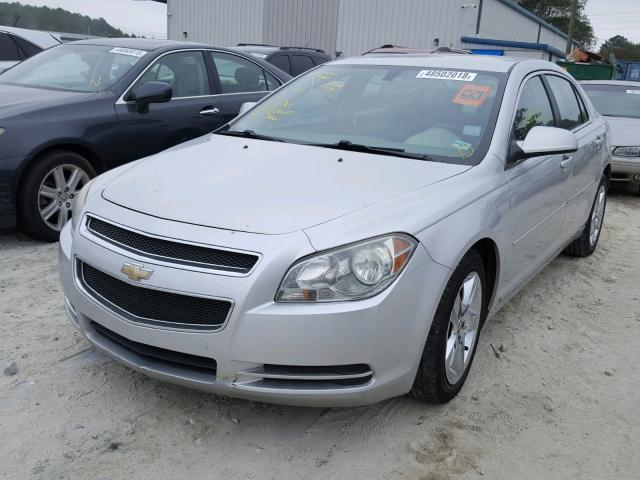 1G1ZH57B39F108331 - 2009 CHEVROLET MALIBU 1LT SILVER photo 2