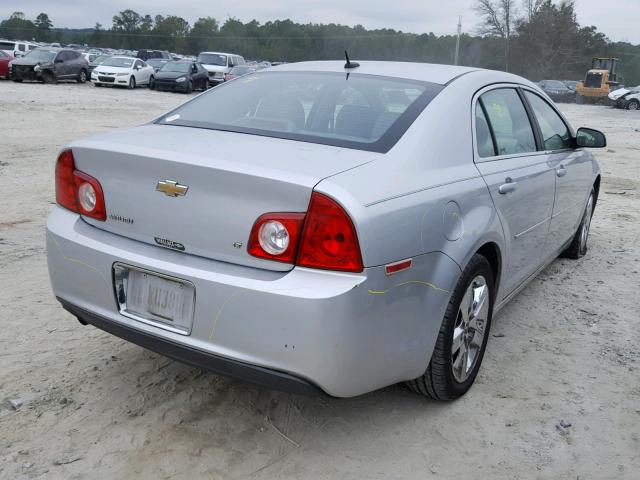1G1ZH57B39F108331 - 2009 CHEVROLET MALIBU 1LT SILVER photo 4