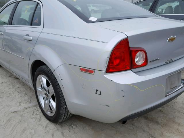 1G1ZH57B39F108331 - 2009 CHEVROLET MALIBU 1LT SILVER photo 9
