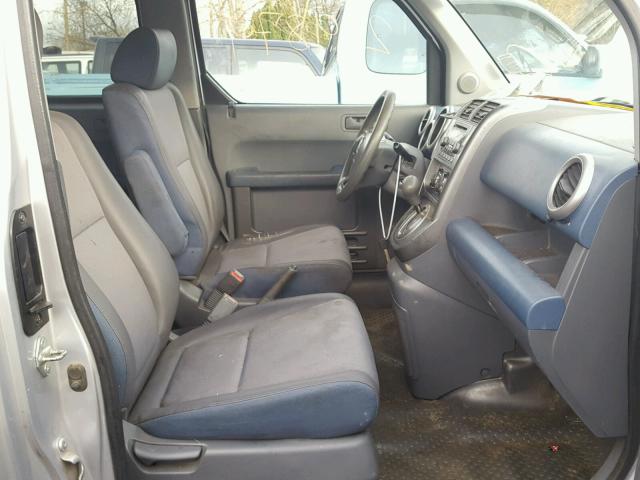 5J6YH28583L009517 - 2003 HONDA ELEMENT EX SILVER photo 5