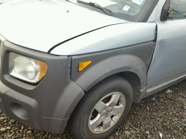 5J6YH28583L009517 - 2003 HONDA ELEMENT EX SILVER photo 9