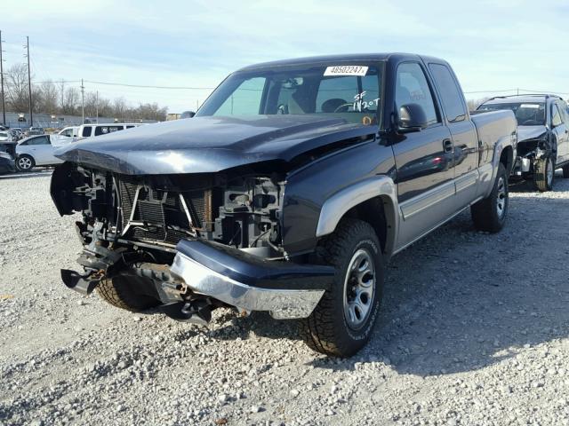 1GCEK19B46Z120673 - 2006 CHEVROLET SILVERADO BLUE photo 2