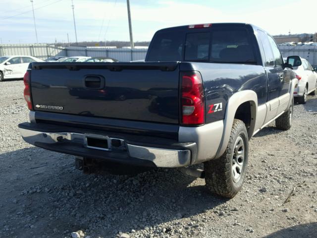 1GCEK19B46Z120673 - 2006 CHEVROLET SILVERADO BLUE photo 4