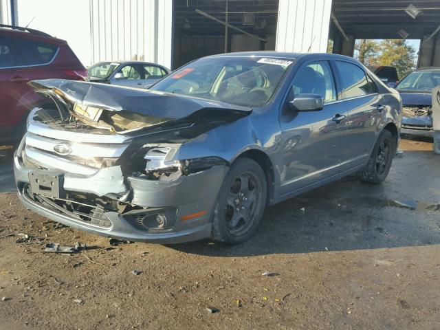 3FAHP0HA7BR263655 - 2011 FORD FUSION SE GREEN photo 2