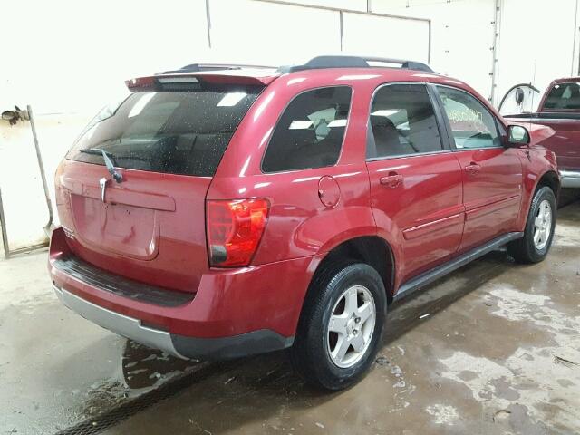 2CKDL63F666048168 - 2006 PONTIAC TORRENT RED photo 4