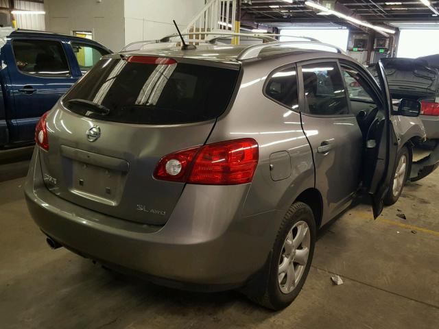 JN8AS58V49W162174 - 2009 NISSAN ROGUE S GRAY photo 4