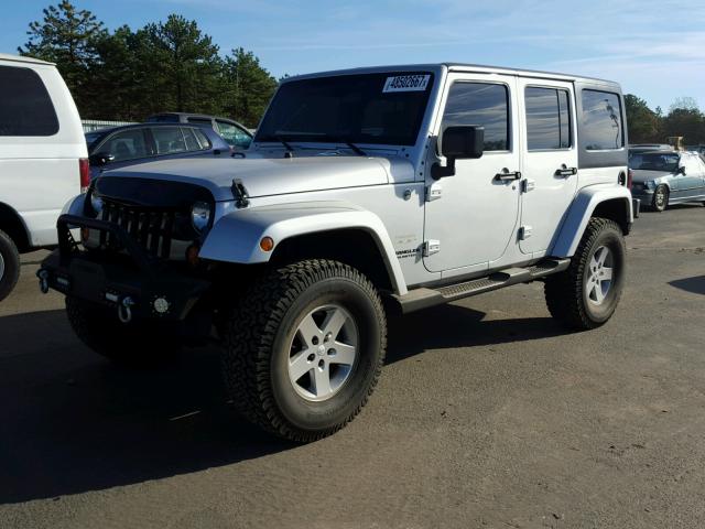 1J4BA5H17AL133297 - 2010 JEEP WRANGLER U SILVER photo 2