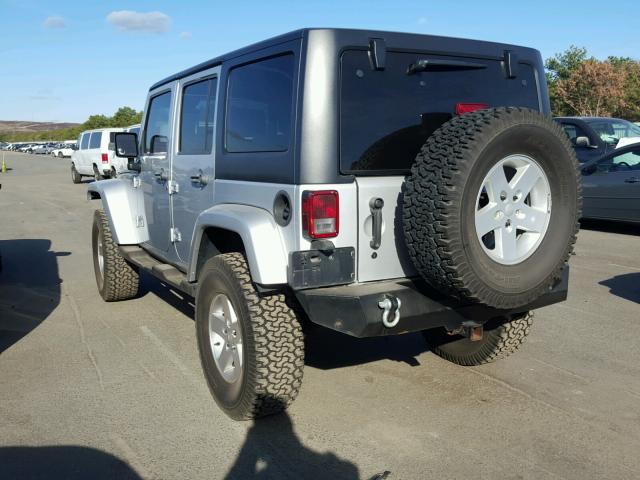 1J4BA5H17AL133297 - 2010 JEEP WRANGLER U SILVER photo 3