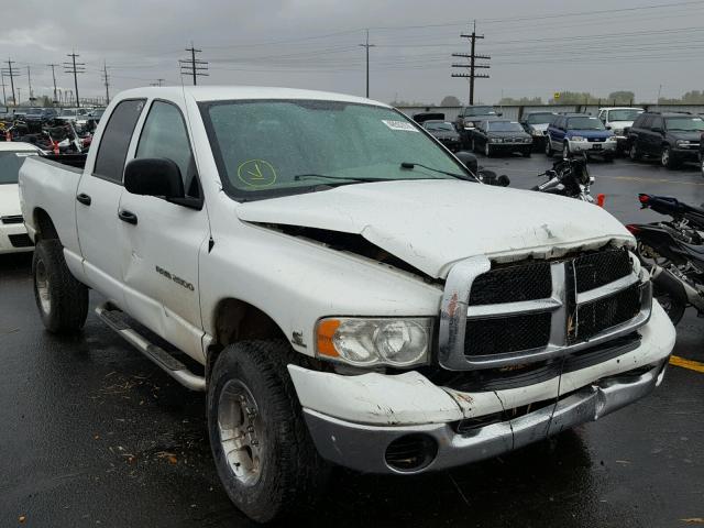 3D7KU28C14G275214 - 2004 DODGE RAM 2500 S თეთრი ფოტო 1