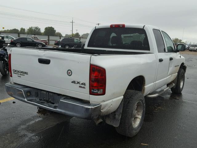 3D7KU28C14G275214 - 2004 DODGE RAM 2500 S თეთრი ფოტო 4