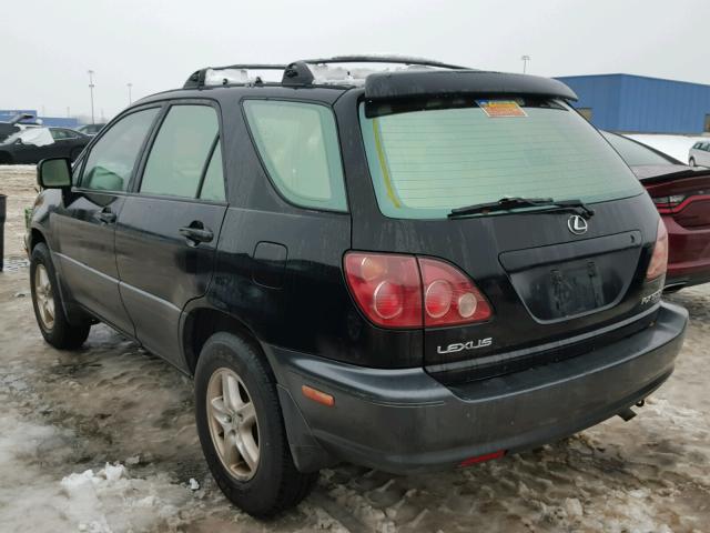 JT6HF10U9X0090244 - 1999 LEXUS RX 300 BLACK photo 3