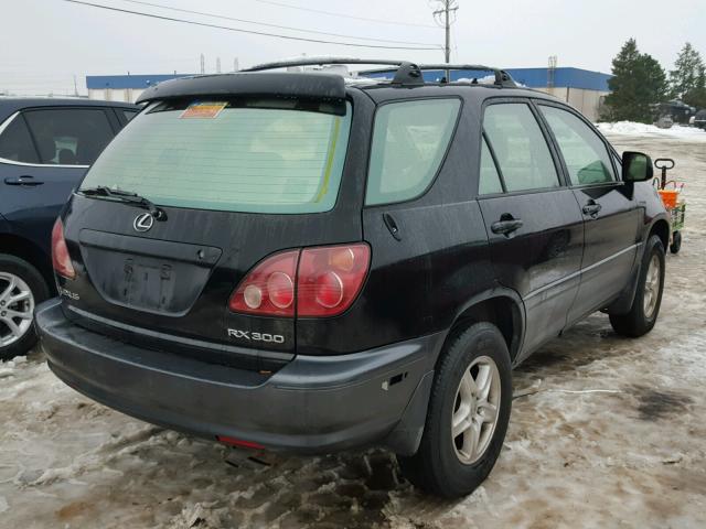 JT6HF10U9X0090244 - 1999 LEXUS RX 300 BLACK photo 4