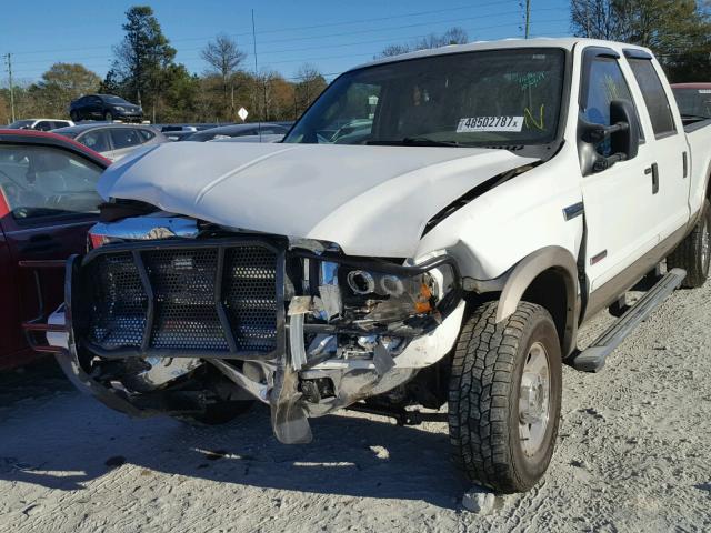 1FTSW21P16EC27126 - 2006 FORD F250 SUPER WHITE photo 9