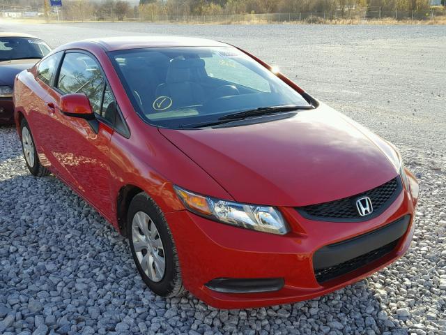 2HGFG3B50CH566967 - 2012 HONDA CIVIC LX RED photo 1