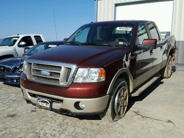 1FTPW14507KB20064 - 2007 FORD F150 SUPER BROWN photo 2