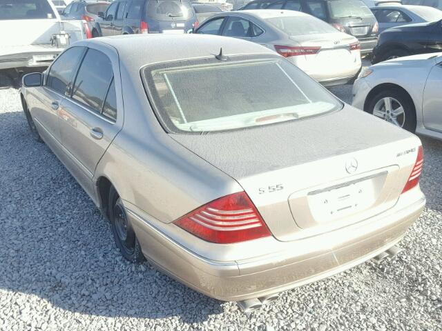 WDBNG75J8YA118720 - 2000 MERCEDES-BENZ S 500 GOLD photo 3