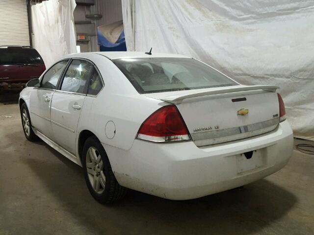 2G1WG5EK6B1109284 - 2011 CHEVROLET IMPALA LT WHITE photo 3