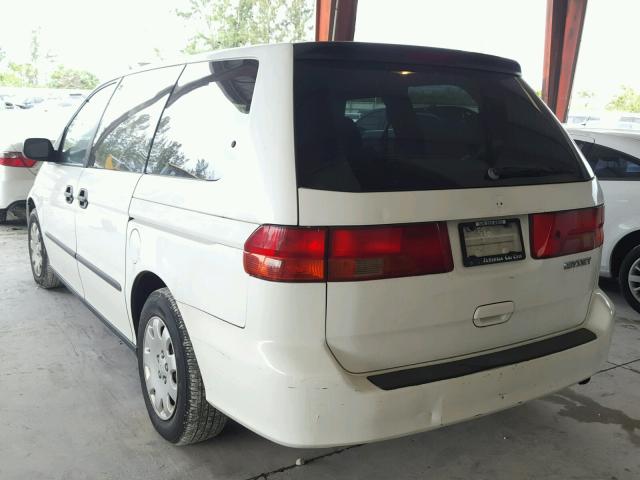 2HKRL18581H543895 - 2001 HONDA ODYSSEY LX WHITE photo 3