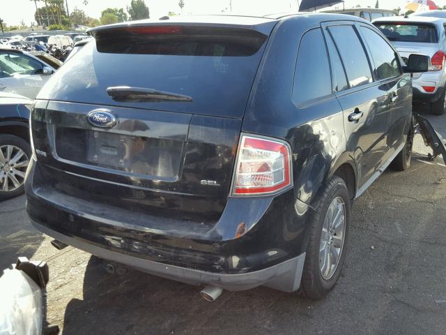 2FMDK39CX7BB57274 - 2007 FORD EDGE SEL P BLACK photo 4