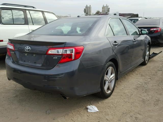 4T1BF1FKXCU589234 - 2012 TOYOTA CAMRY BASE CHARCOAL photo 4