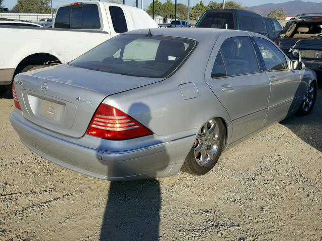 WDBNG83J66A483936 - 2006 MERCEDES-BENZ S 430 4MAT GRAY photo 4