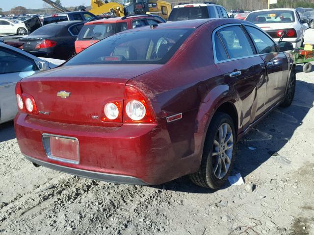 1G1ZK57B99F125202 - 2009 CHEVROLET MALIBU LTZ 红色 照片 4