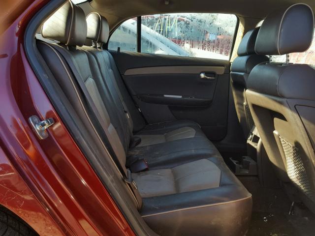 1G1ZK57B99F125202 - 2009 CHEVROLET MALIBU LTZ 红色 照片 6