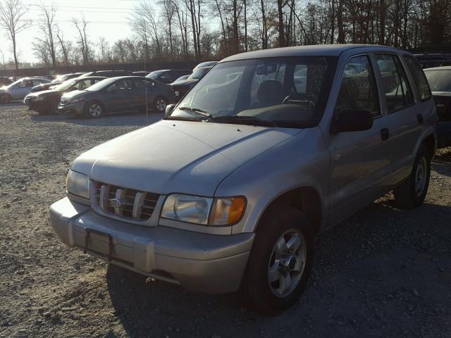 KNDJA7232Y5633616 - 2000 KIA SPORTAGE BEIGE photo 2