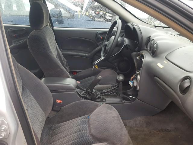 1G2NF52T01M529326 - 2001 PONTIAC GRAND AM S SILVER photo 5