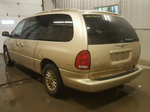 1C4GP64L6XB541196 - 1999 CHRYSLER TOWN & COU GOLD photo 3