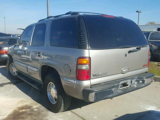 1GKEC13V82J113173 - 2002 GMC YUKON SILVER photo 3