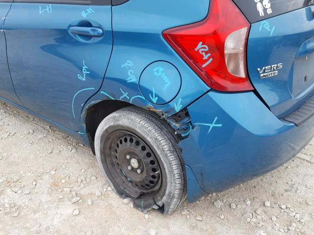 3N1CE2CP3FL389153 - 2015 NISSAN VERSA NOTE BLUE photo 9