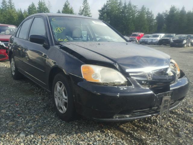 2HGES15562H607675 - 2002 HONDA CIVIC LX BLACK photo 1