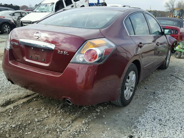 1N4AL2AP5CN495697 - 2012 NISSAN ALTIMA BAS MAROON photo 4