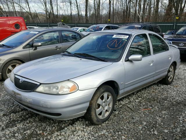 1MELM66L2WK609348 - 1998 MERCURY MYSTIQUE L SILVER photo 2