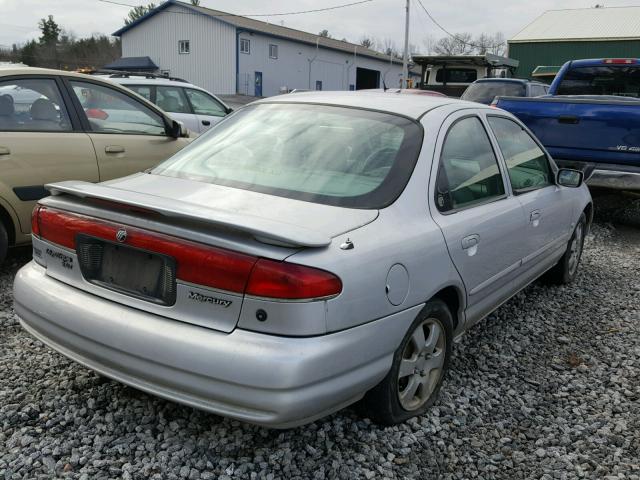 1MELM66L2WK609348 - 1998 MERCURY MYSTIQUE L SILVER photo 4