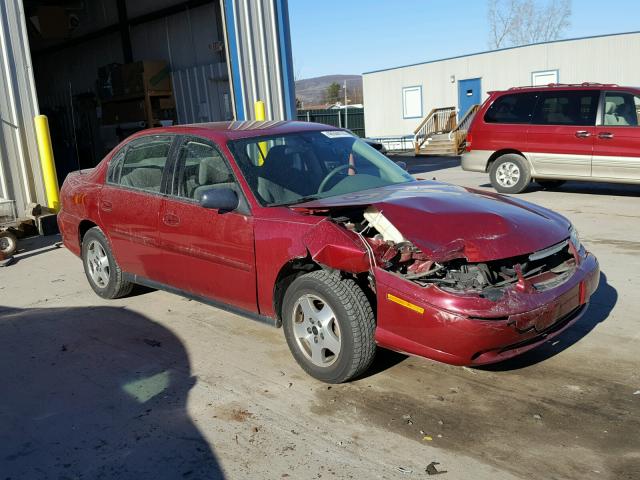 1G1ND52F25M247795 - 2005 CHEVROLET CLASSIC BURGUNDY photo 1