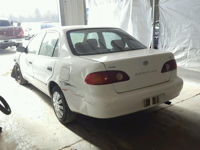 1NXBR12E02Z644909 - 2002 TOYOTA COROLLA CE WHITE photo 3